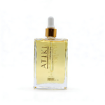 ATIKI Amber Veil is a nourishing organic body oil designed to elevate your daily routine into a moment of pure indulgence. Enriched with precious argan oil, this silky formula deeply hydrates and softens the skin while restoring its natural suppleness and glow. Delicately scented with a warm amber-inspired essence, it melts effortlessly into the skin, leaving behind a luminous finish and an elegant fragrance that lingers beautifully throughout the day. ⭐ Amber Glow — Body Scrub ⭐ Amber Silk — Body Cream